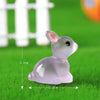 Glow-in-the-Dark Bunny Resin Figurines for Easter & Home Decor