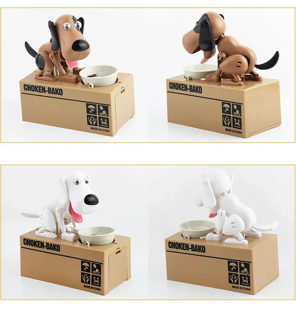 Interactive Robot Dog Piggy Bank for Kids