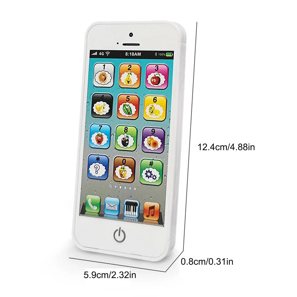 Interactive Learning Toy Phone for Kids – Numbers & Fruits