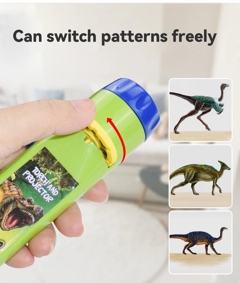Kids' Story Projector Flashlight with Educational Patterns
