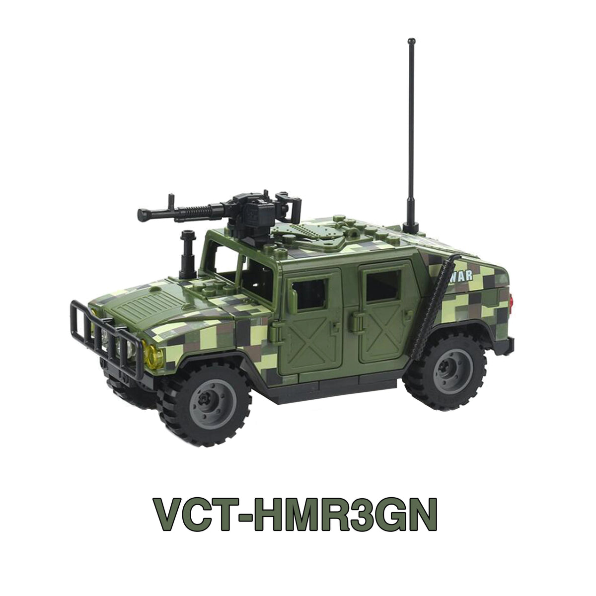 Military Hummer Tank Building Blocks Set
