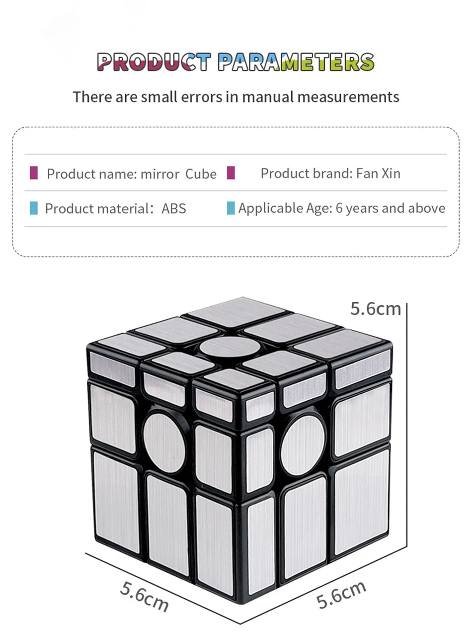 Pyramid Speed Cube 3x3 – Smooth Turning Puzzle for Kids & Adults