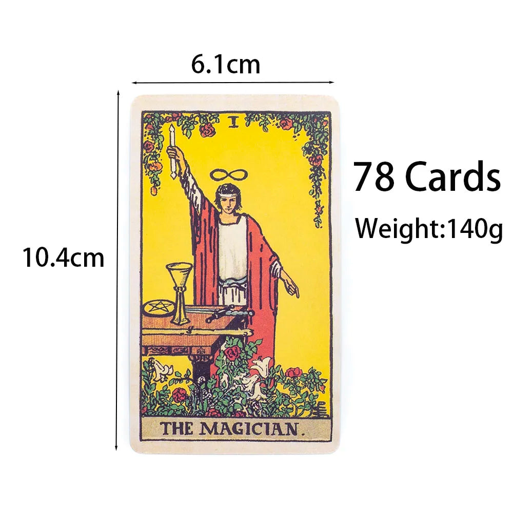 Classic Tarot Card Deck with Guidebook for Beginners