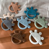 BPA-Free Silicone Baby Teether Ring