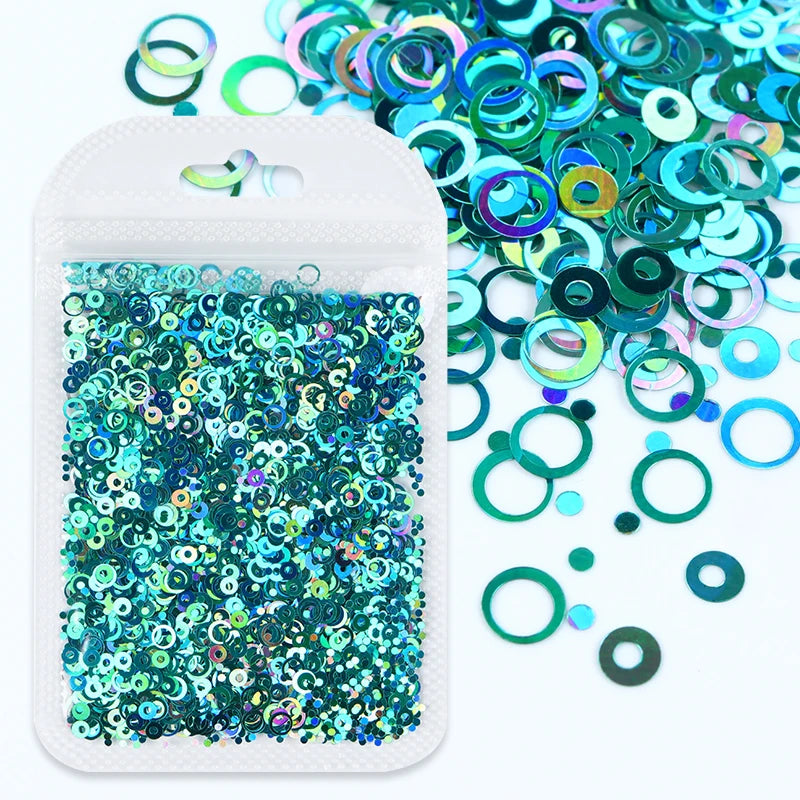 Shimmering Star Resin Sequins for DIY Crafts