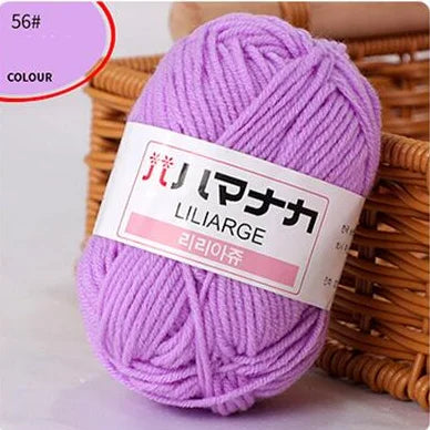 Milk Cotton Chenille Yarn for Soft Baby Knitting & Crochet