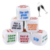 Party Dice Drinking Game Set for Adults – 6 Acrylic Dice