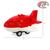 A red and white city traffic vehicle building blocks set featuring trucks and buses.