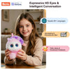 Interactive AI Plush Robot with LED Eyes & Voice Control