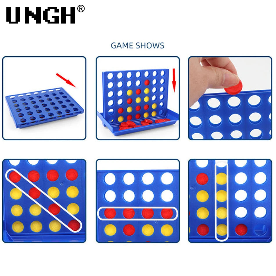 Classic Four-in-a-Row Connect Board Game