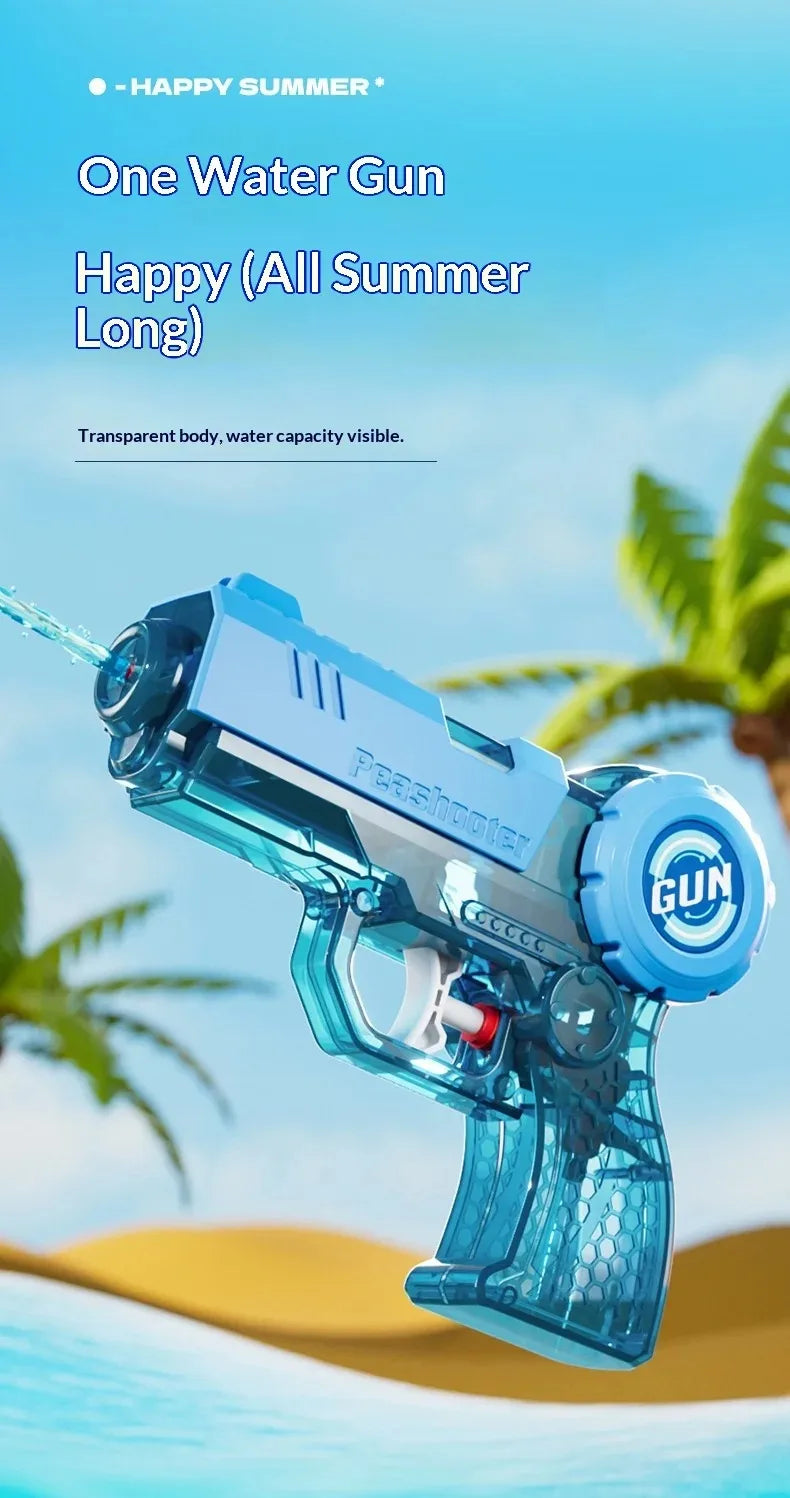 Jump Chamber Press Water Gun for Kids