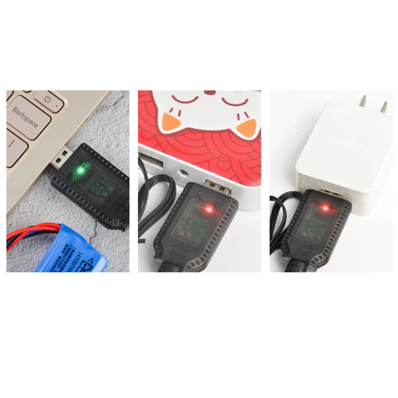 USB Rechargeable 7.4V Li-ion Battery Charger Cable