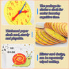 Montessori Wooden Clock Toy for Kids Learning Time
