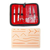 Suture Practice Kit with Reusable Skin Pad for Medical Training