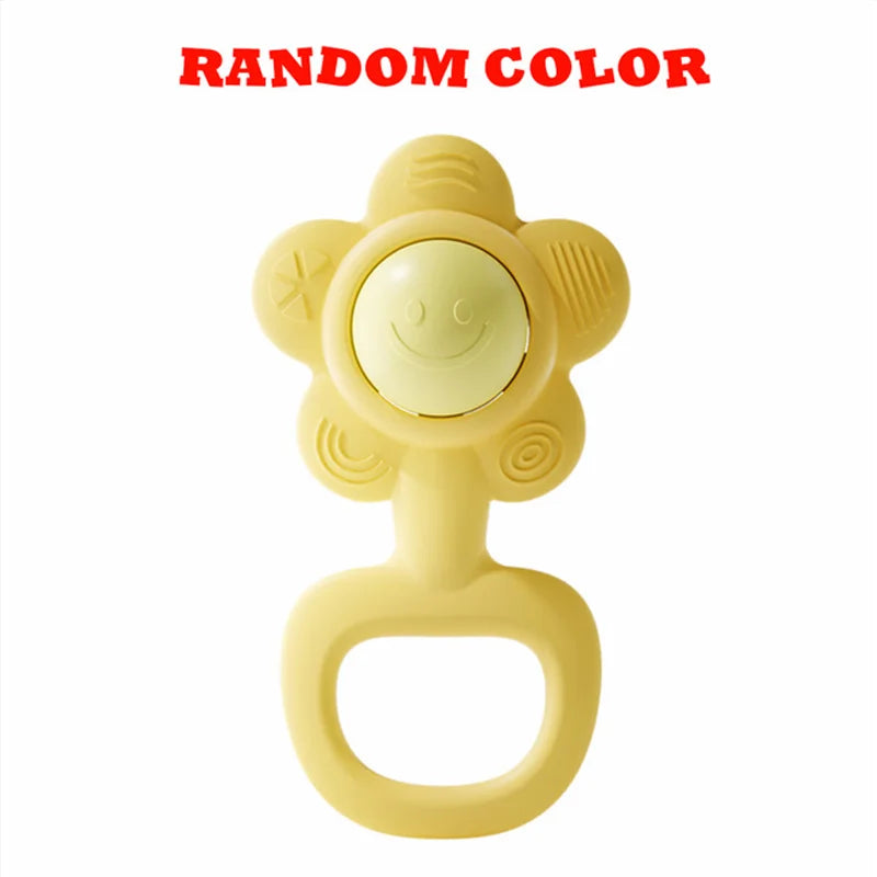 Cute Animal Baby Rattles & Grasping Ball – Sensory Toy for Early Learning