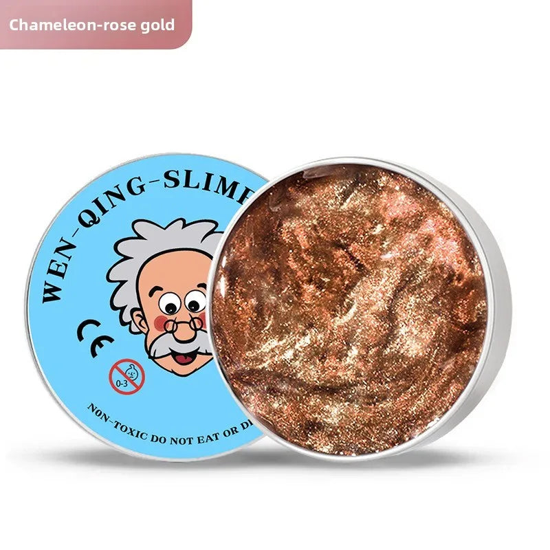 Clear Crystal Liquid Glass Thinking Putty – Stress Relief Fidget Toy