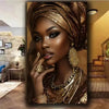 Vibrant African American Woman Diamond Painting Kit – Colorful Turban Art