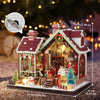 DIY Miniature Winter Cabin Book Nook Kit