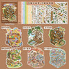 A collection of miniature scenes and 3D cartoon stickers for scrapbooking and journaling