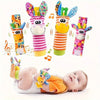Baby Rattle Sock Toy Set – Soft Sensory & Teething Fun