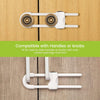 Adjustable U-Shaped Cabinet Locks for Child Safety