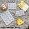 Flexible Silicone Paint Palette Tray for Artists & Students