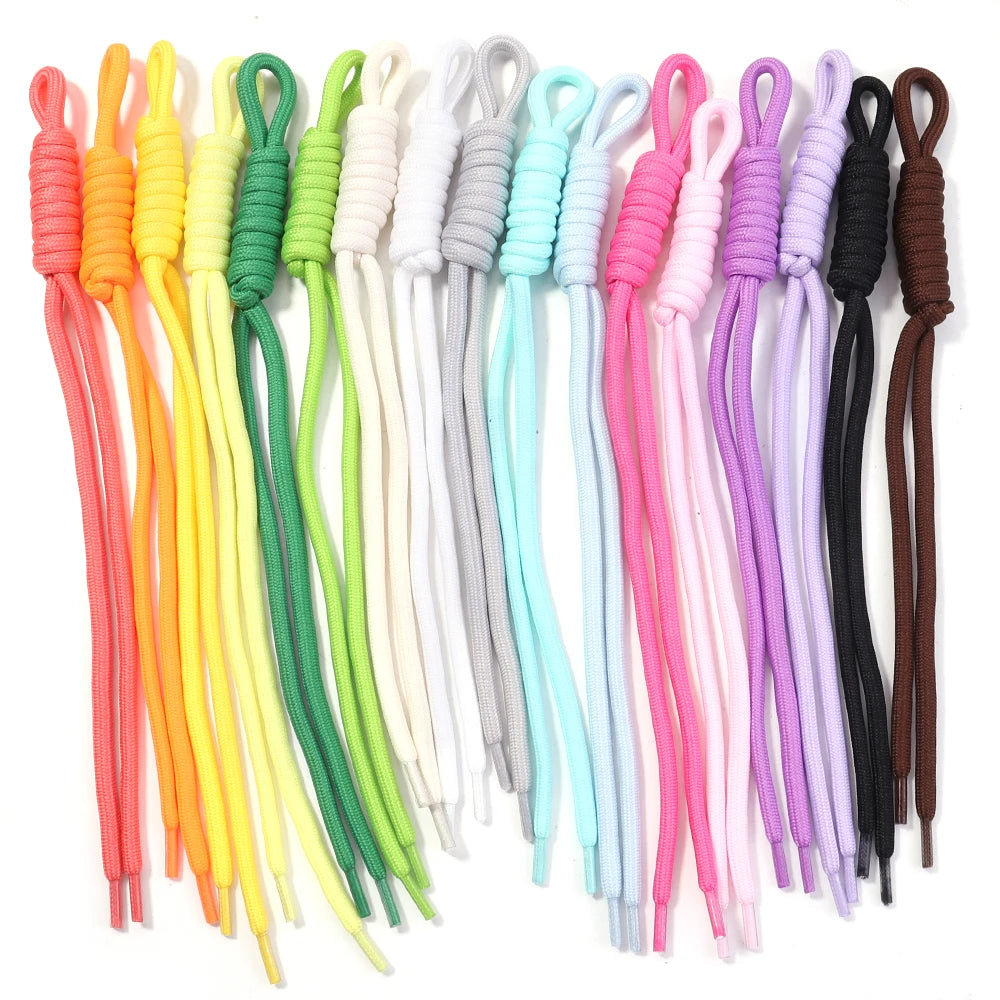 Colorful Braided Nylon Lanyard Keychains for DIY Projects