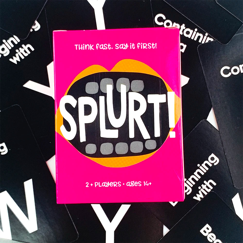 Splurt! Fast-Paced Party Card Game for Families and Friends