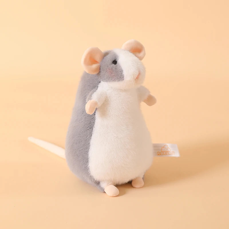 Kawaii Cartoon Mouse Plush Doll – Soft & Cuddly Long-Tail Stuffed Animal
