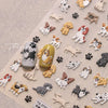 Cartoon Dog 5D Embossed Nail Art Stickers