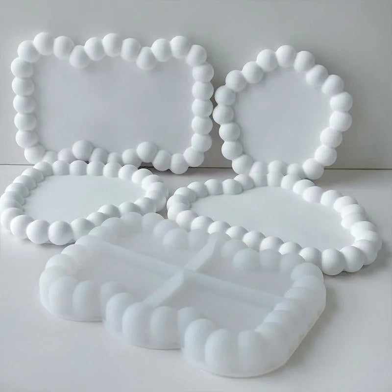 Bubble Resin Coaster Tray Molds for DIY Craft Projects
