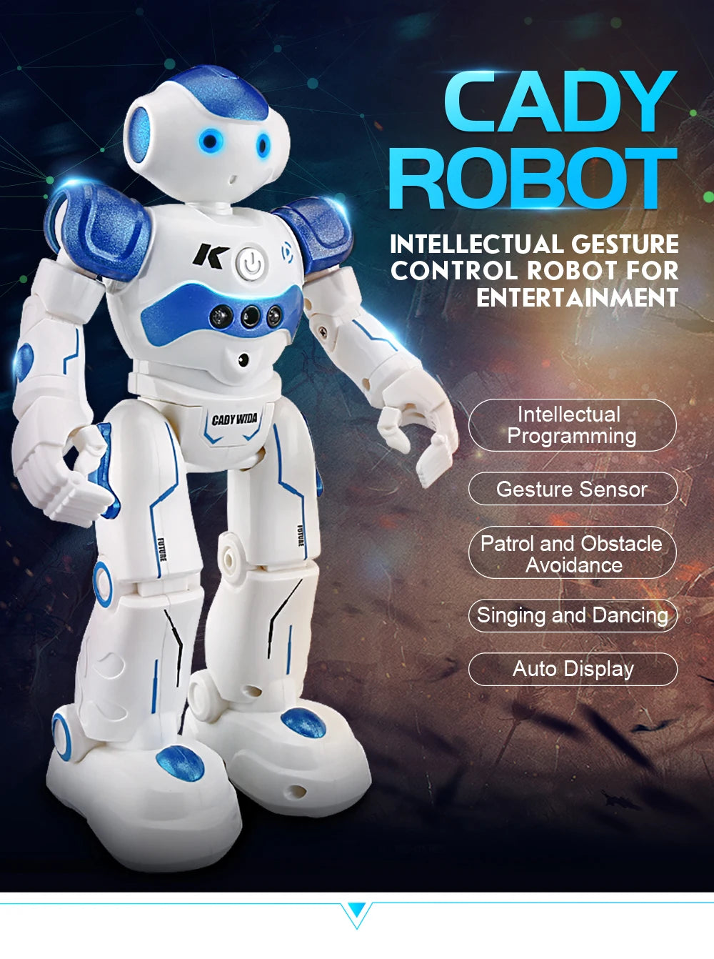 Interactive Gesture-Controlled Robot with Dance and Learning Modes