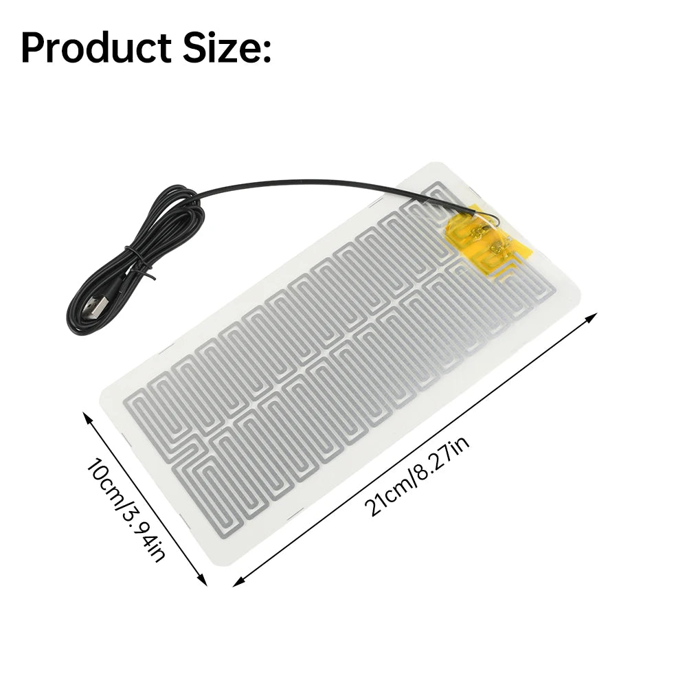 USB Heating Pad – Waterproof Portable Warm Plate for Desk, Pets & Plants