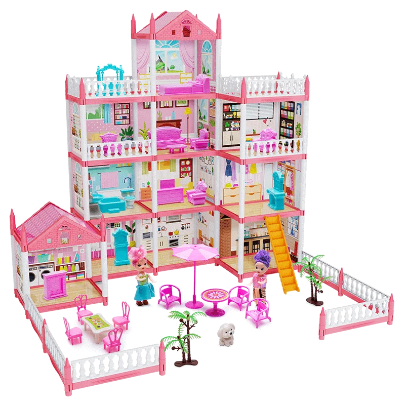 3D Princess Castle Dollhouse Building Kit