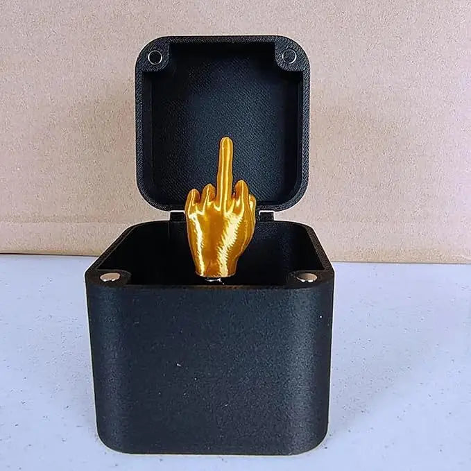 Funny Middle Finger Prank Gift Box - Hilarious Gag Gift for Birthdays, Christmas & More