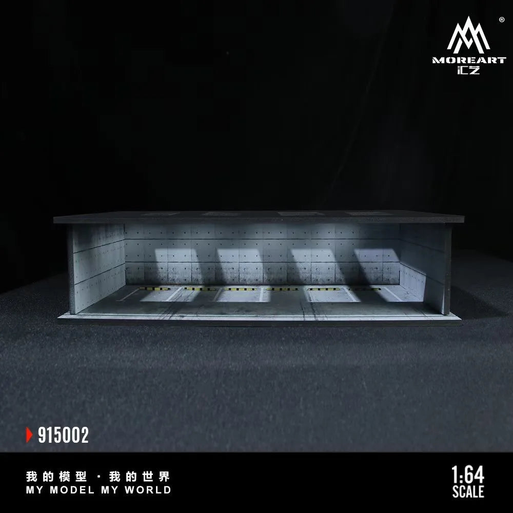 1:64 Scale Garage Diorama Model Kit with Working Lights