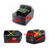 Battery Adapter with Switch and Fuse for Power Tool Batteries