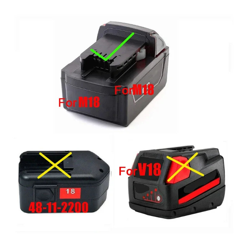 Battery Adapter with Switch and Fuse for Power Tool Batteries