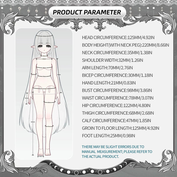 Minty Feather Mist Poetry Series 1/6 BJD Blind Box Doll