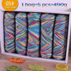 Multicolor Gradient Dyed Acrylic Yarn for Knitting & Crochet