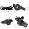 A camouflage army costume set featuring a head-mounted device with a dial and a black cord.