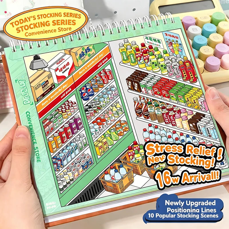 3D Sticker Scene Book — DIY Kawaii Decorative Craft Set