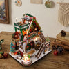 DIY Miniature Winter Cabin Book Nook Kit