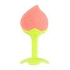 Fruit-Shaped Silicone Teether and Rattle for Babies