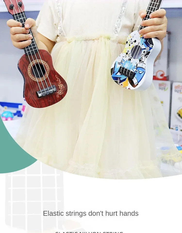 Mini Ukulele Toy for Toddler Musical Learning