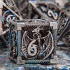 Hollow Metal Polyhedral Dragon Dice Set
