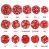 15-Piece Polyhedral Acrylic Dice Set for RPGs & Tabletop Games