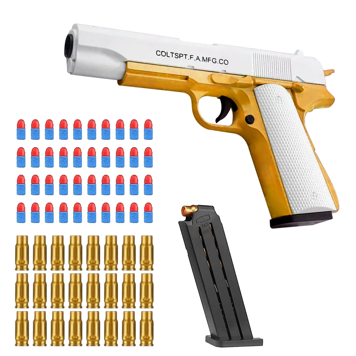 Foam Dart Blaster Toy Gun with Soft Bullets