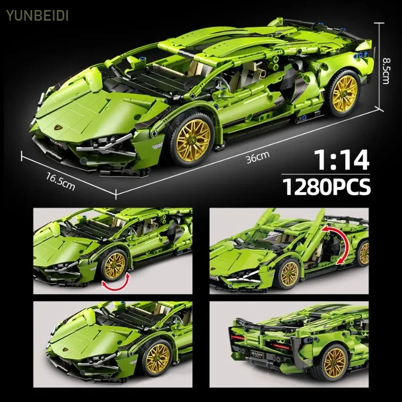 1:14 Scale Remote Control Racing Car Building Kit