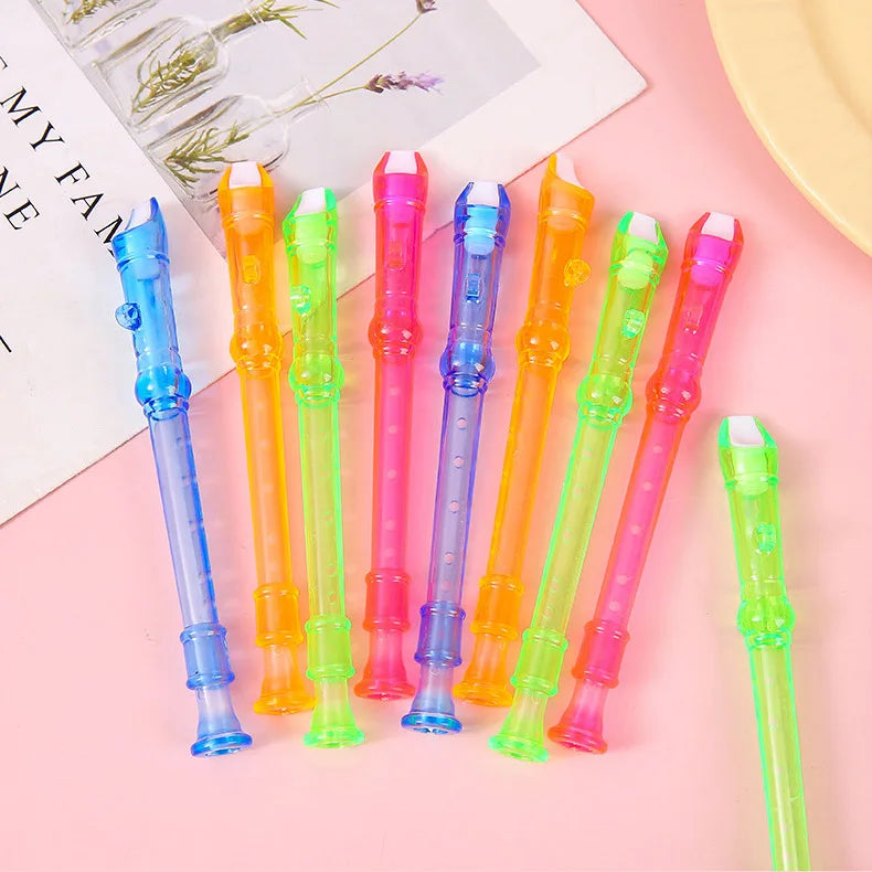 Set of 20 Mini Flute Whistles for Party Favors and Prizes